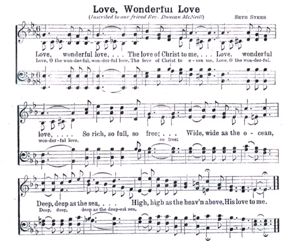 Love Wonderful Love Gospel Choruses Songs